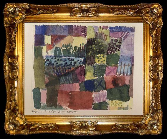 framed  Paul Klee Southern Garden, ta009-2